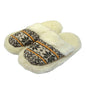 Norwegian Wool Slip - on Slipper Beige Orange - Size 45 (UK 12) - Eco Natural Products - Slipper - Eco Natural Products