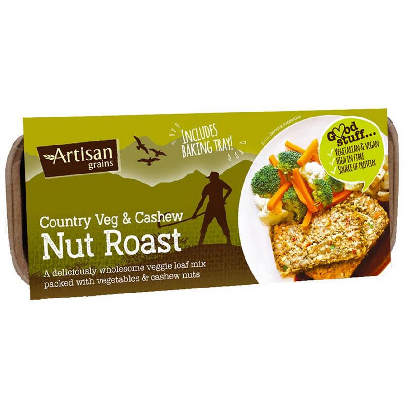 Nut Roast Country Veg & Cashew 200g - Eco Natural Products - Artisan Grains - Baking Mixes