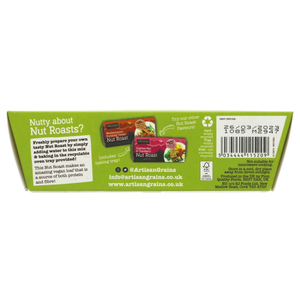 Nut Roast Country Veg & Cashew 200g - Eco Natural Products - Artisan Grains - Baking Mixes