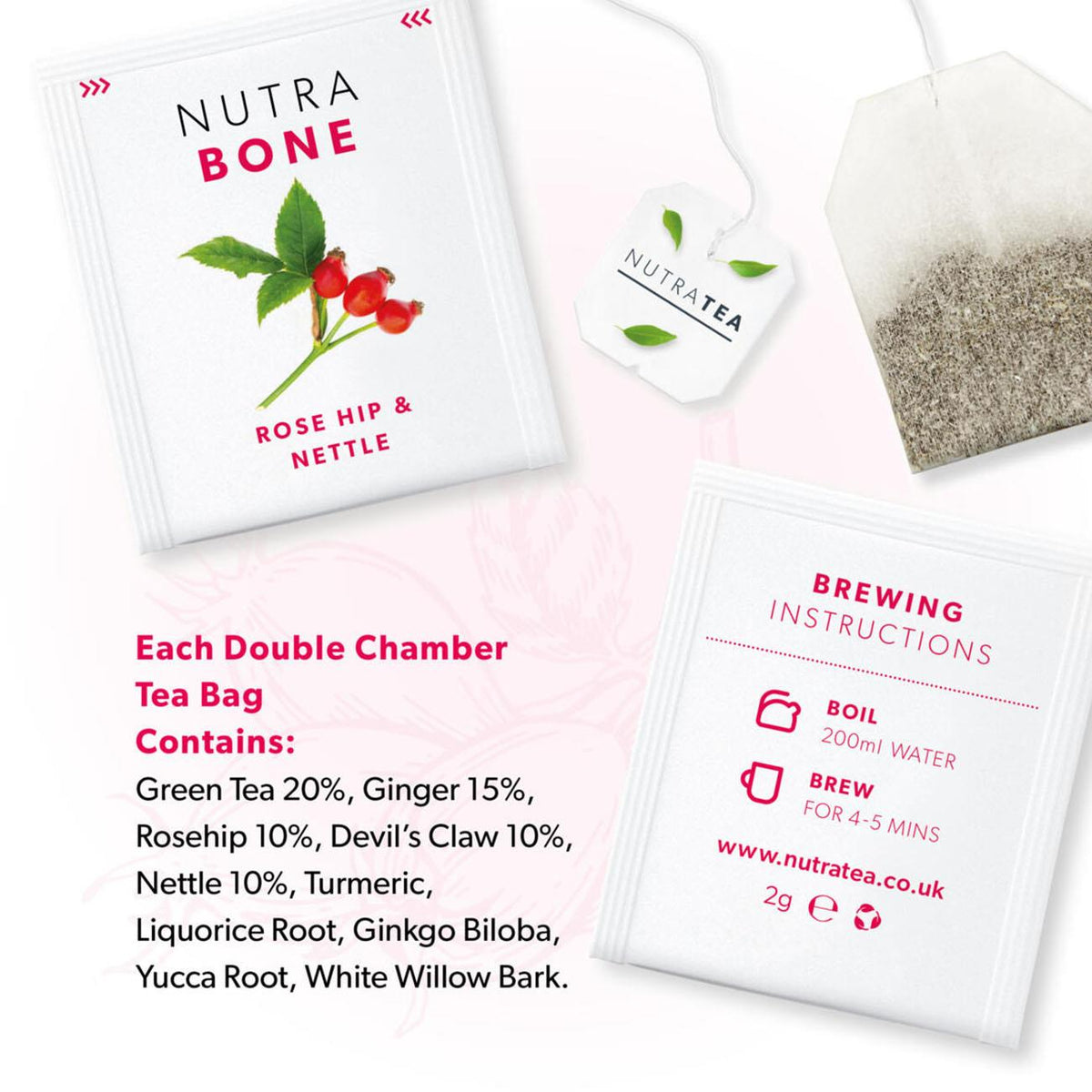 Nutra Bone Herbal Tea 20 Bags - NutraTea - Herbal Tea - NutraTea