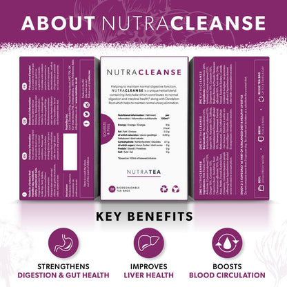 Nutra Cleanse Herbal Tea 20 Bags - NutraTea - Herbal tea - Eco Natural Products