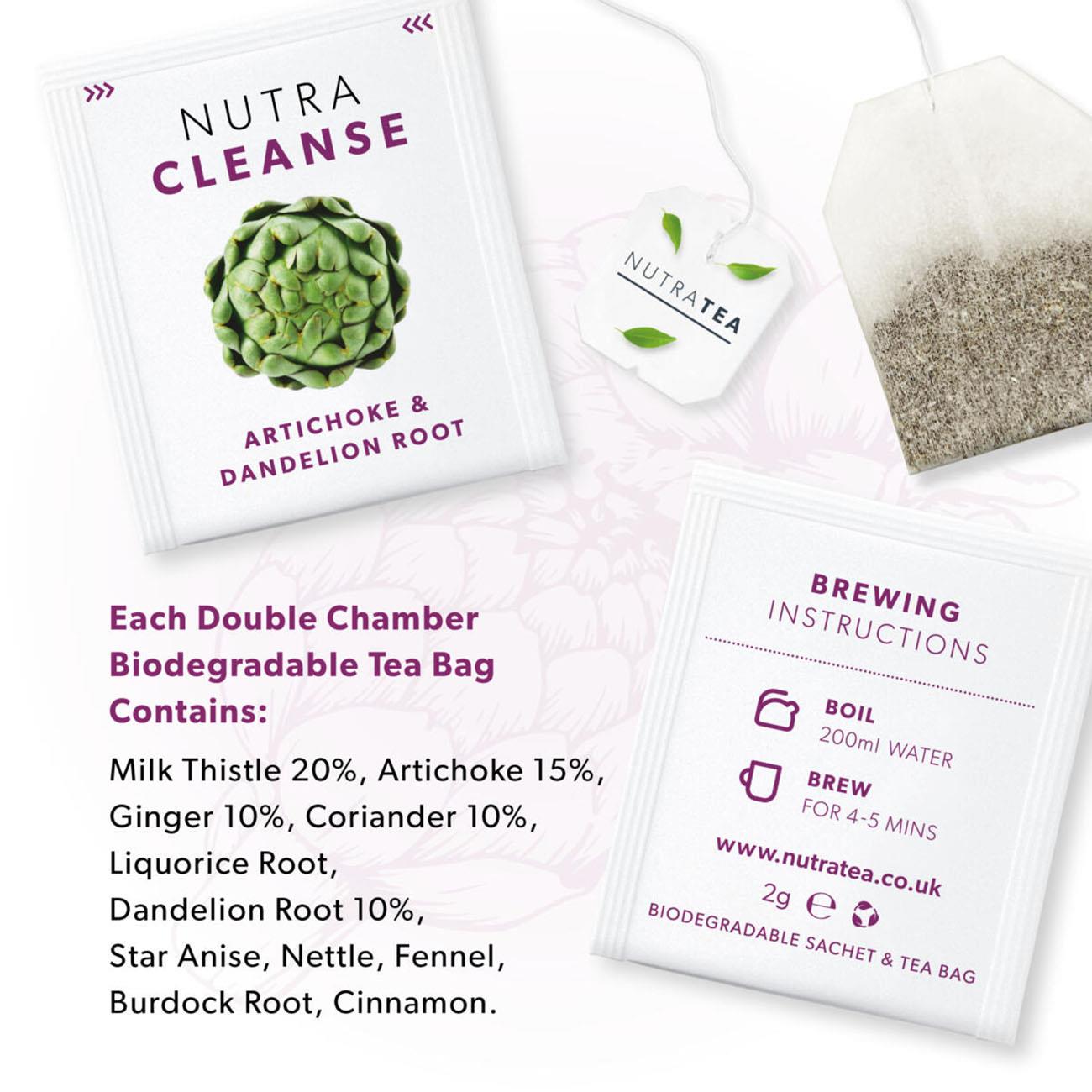Nutra Cleanse Herbal Tea 20 Bags - NutraTea - Herbal tea - Eco Natural Products