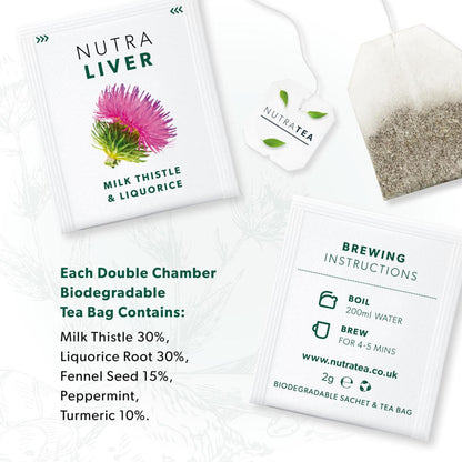 Nutra Liver Herbal Tea 20 Bags - NutraTea - Herbal tea - Eco Natural Products