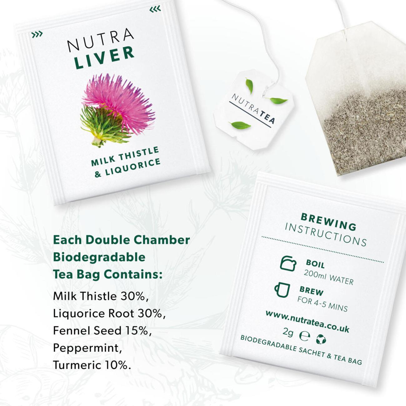 Nutra Liver Herbal Tea 20 Bags - NutraTea - Herbal tea - NutraTea
