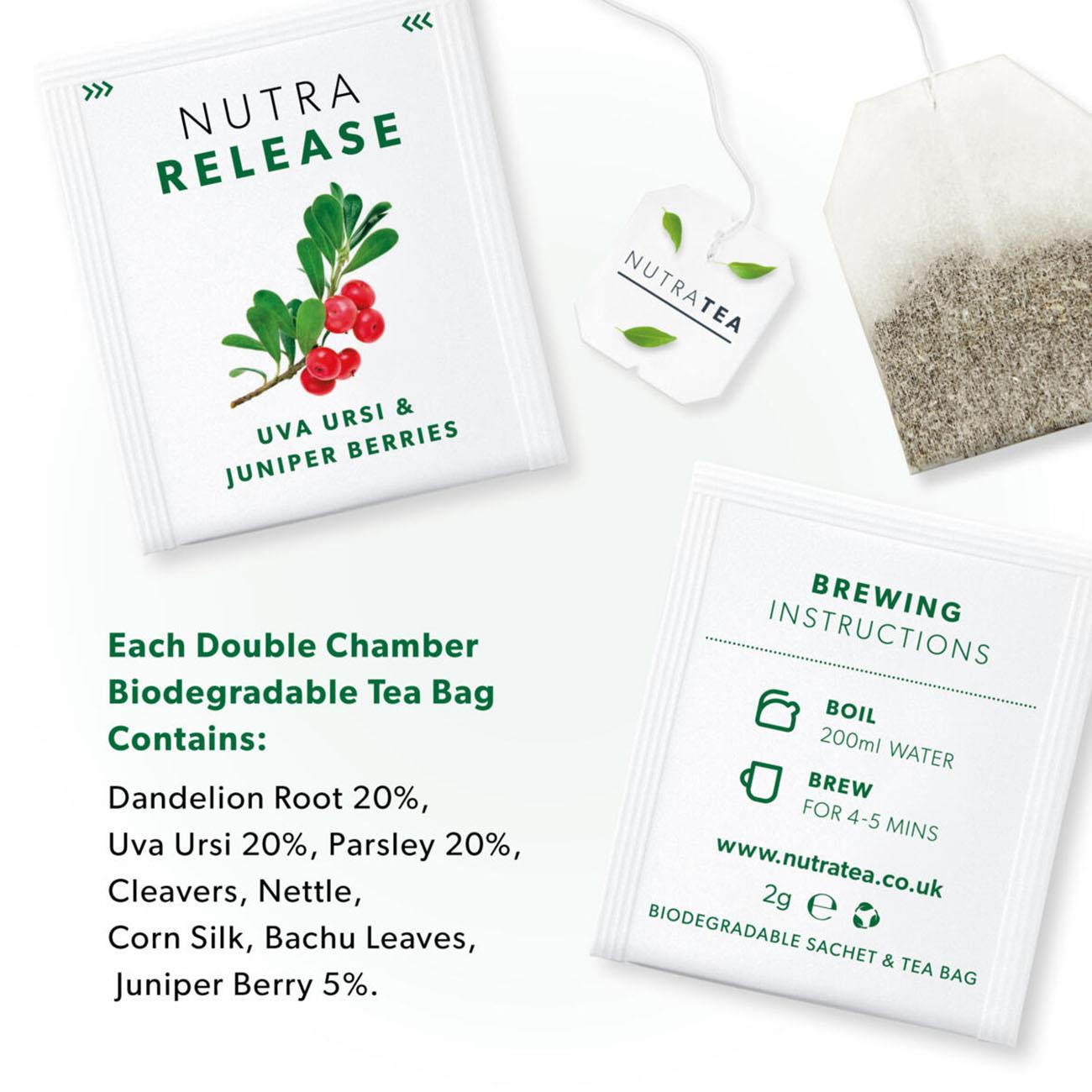 Nutra Release Herbal Tea 20 Bags - Eco Natural Products - NutraTea - Herbal tea