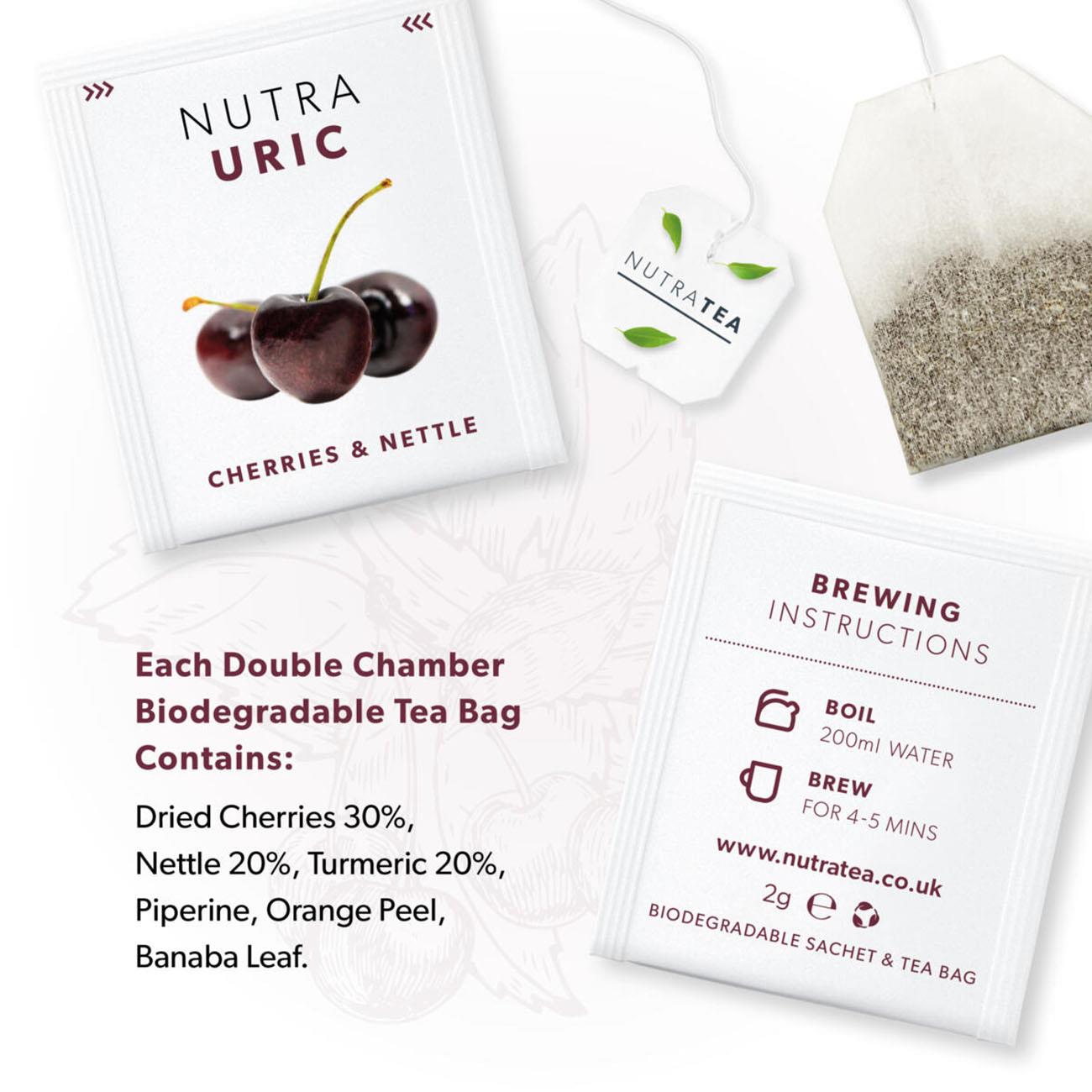 Nutra Uric Herbal Tea 20 Bags - Eco Natural Products - NutraTea - Herbal tea