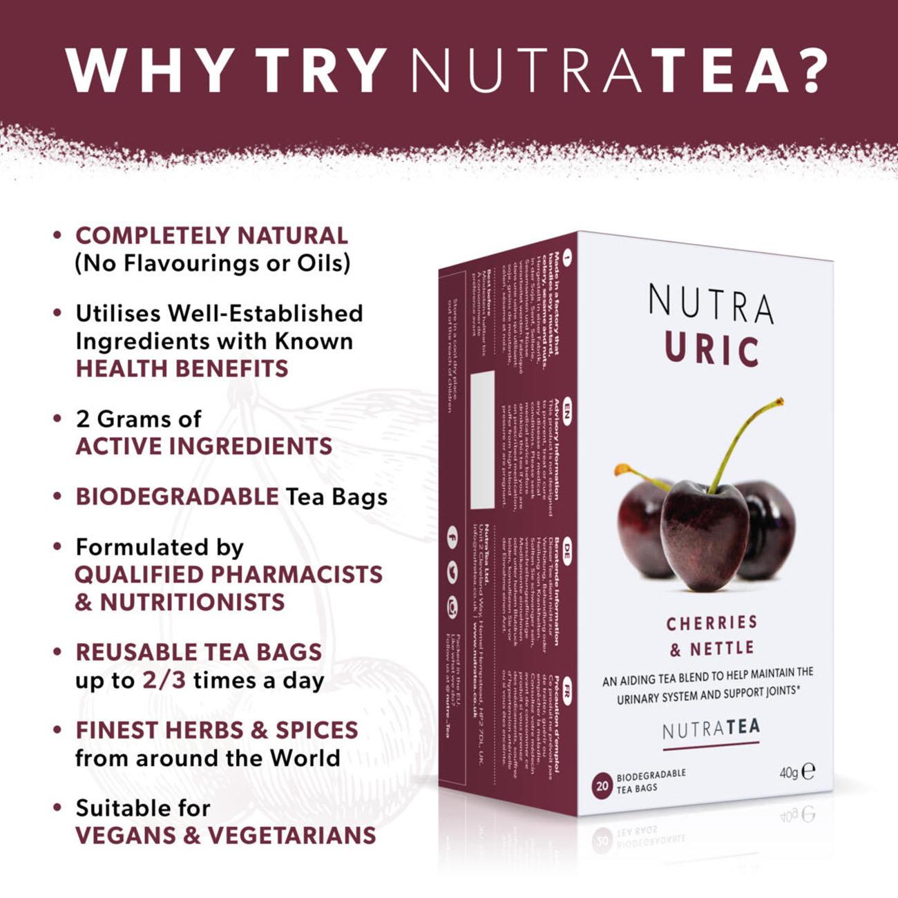 Nutra Uric Herbal Tea 20 Bags - Eco Natural Products - NutraTea - Herbal tea