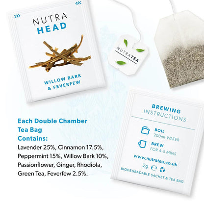 Nutratea Nutra Head Tea Herbal Tea 20 Bags - NutraTea - Herbal Tea - Eco Natural Products