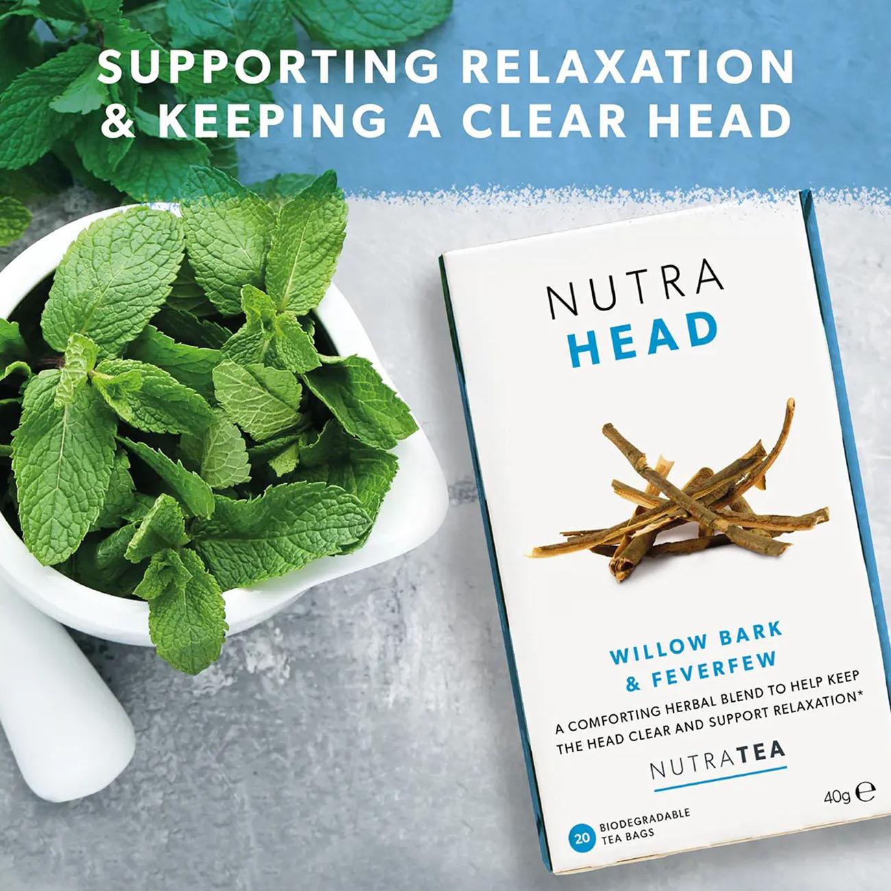 Nutratea Nutra Head Tea Herbal Tea 20 Bags - NutraTea - Herbal Tea - Eco Natural Products