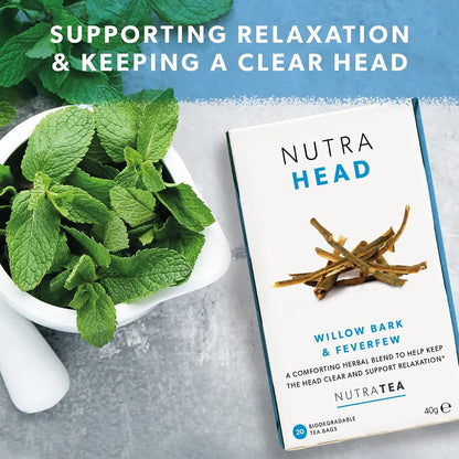 Nutratea Nutra Head Tea Herbal Tea 20 Bags - NutraTea - Herbal Tea - Eco Natural Products