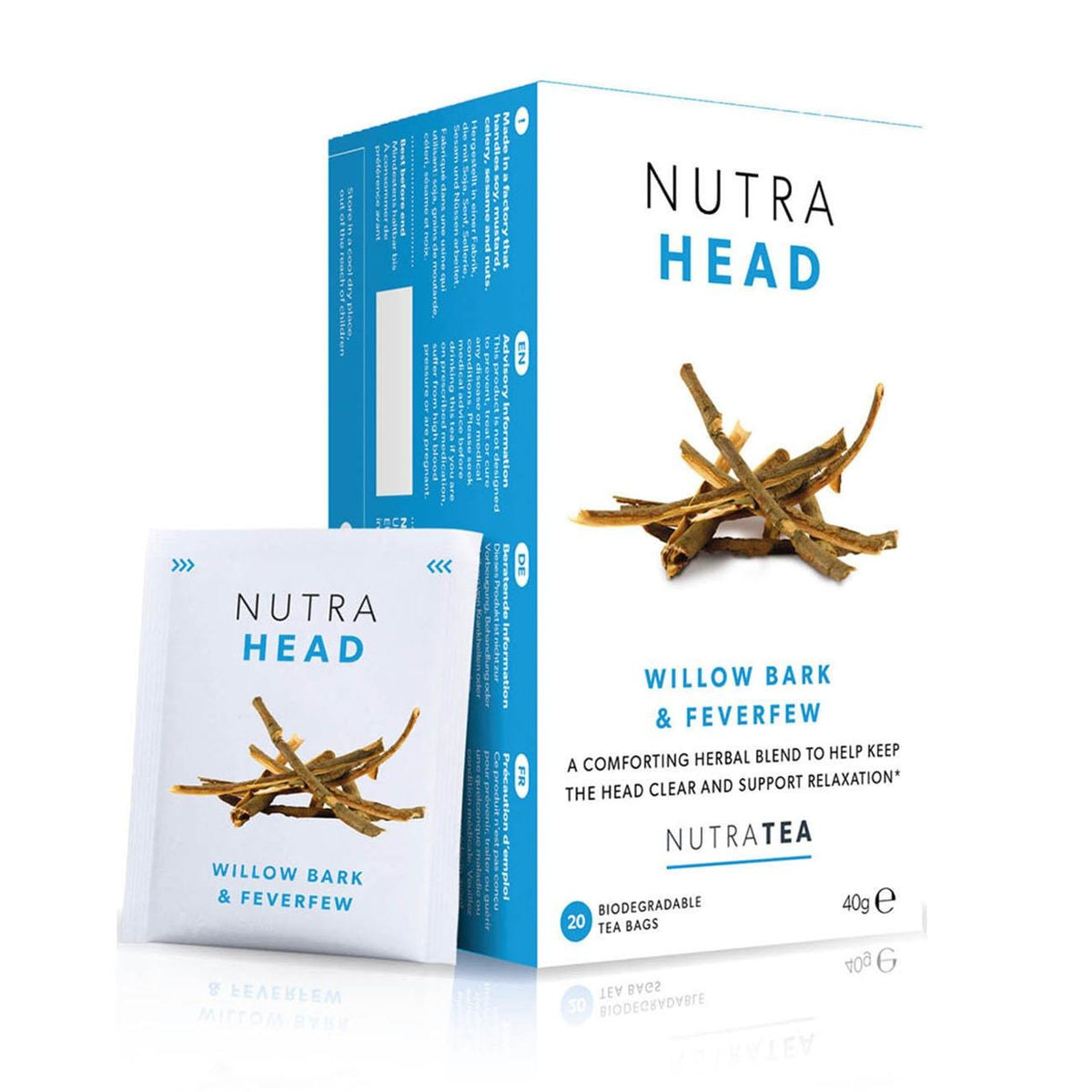 Nutratea Nutra Head Tea Herbal Tea 20 Bags - NutraTea - Herbal Tea - Eco Natural Products
