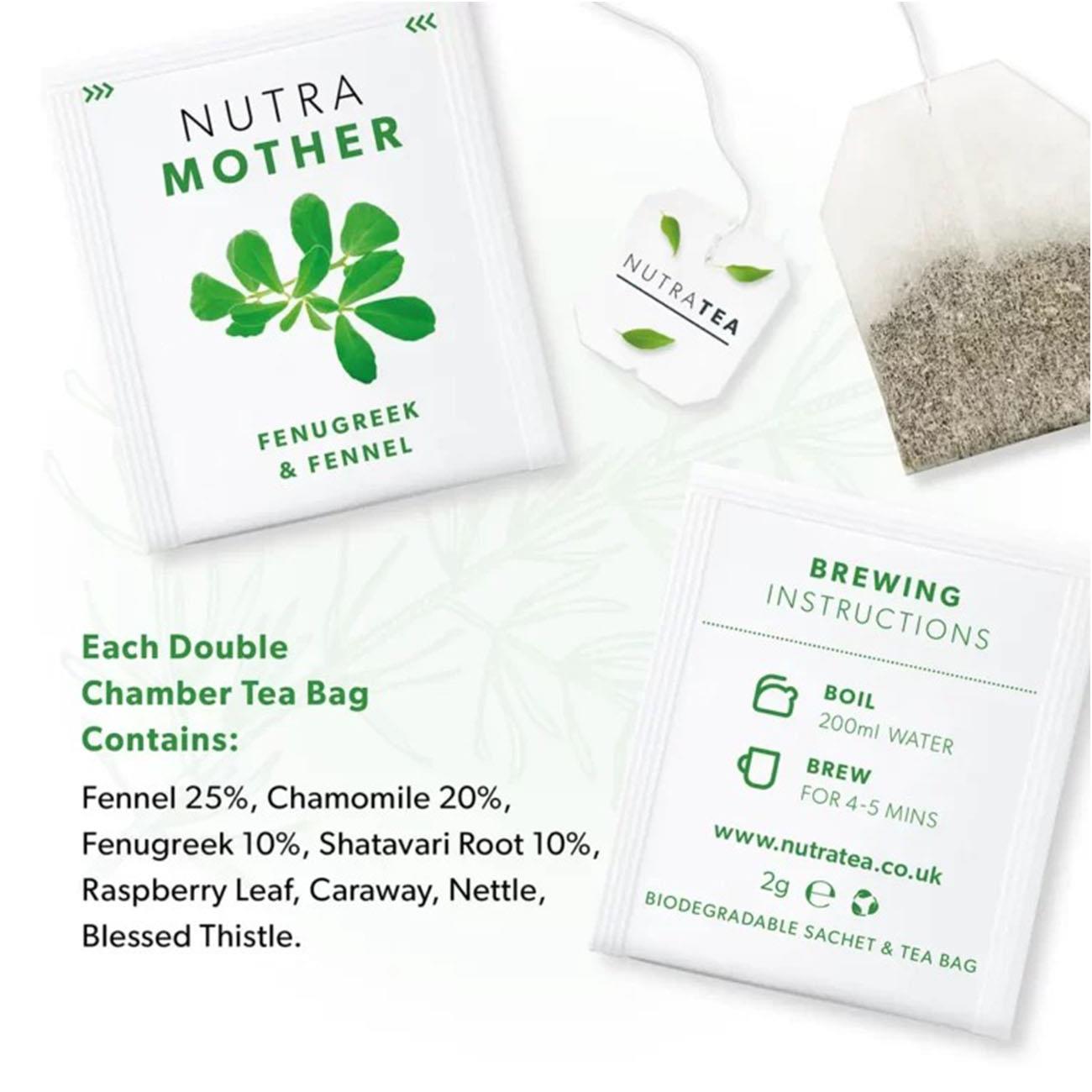 Nutratea Nutra Mother Tea Herbal Tea 20 Bags - NutraTea - Herbal Tea - Eco Natural Products