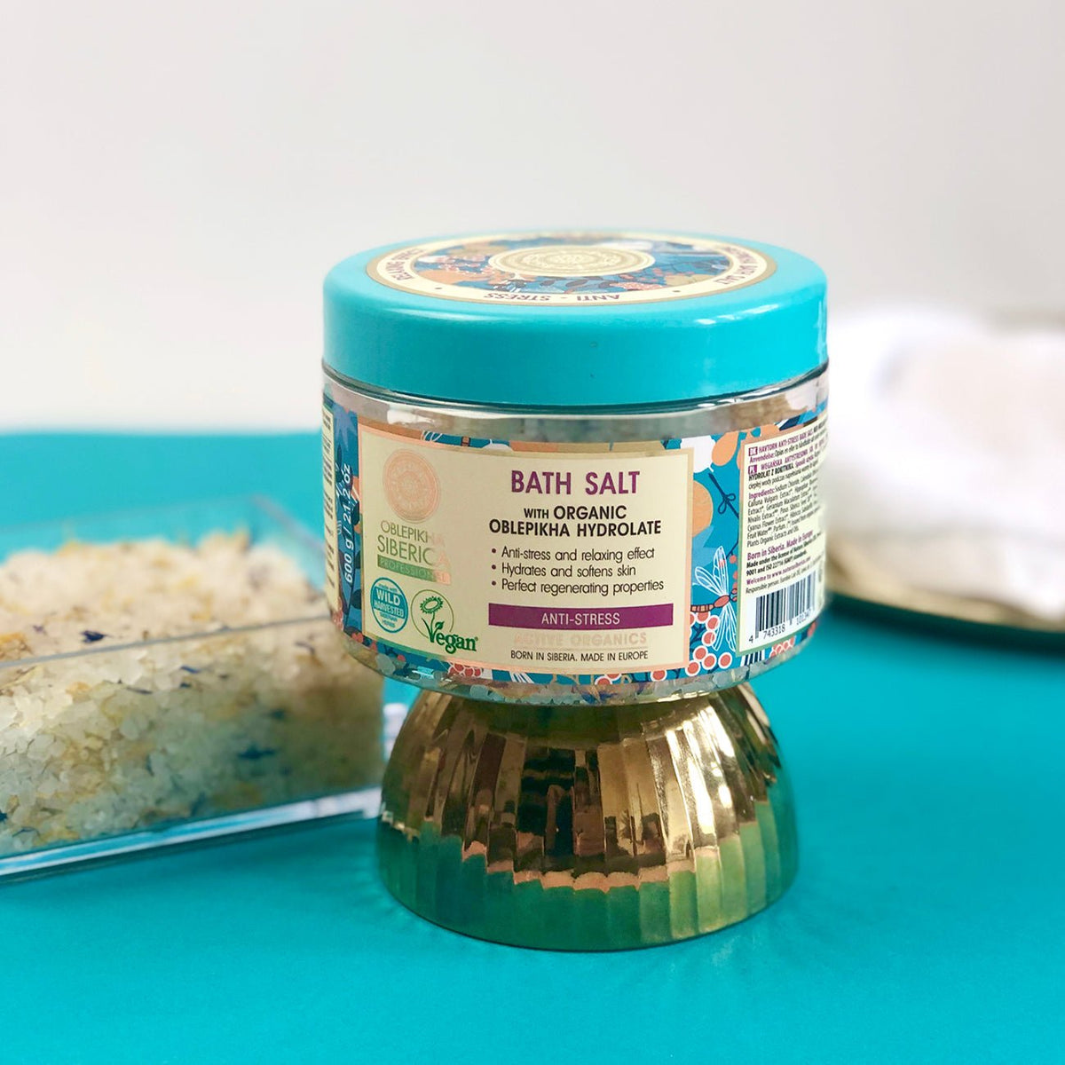 Oblepikha Anti - stress Bath Salt Vegan 600g - Natura Siberica - Bath salt - Eco Natural Products