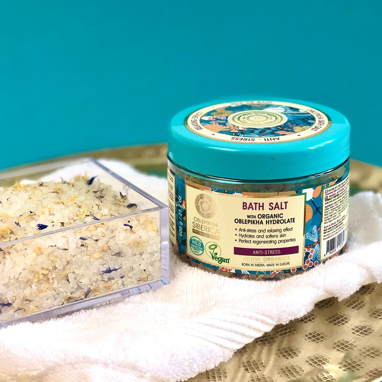 Oblepikha Anti - stress Bath Salt Vegan 600g - Natura Siberica - Bath salt - Eco Natural Products