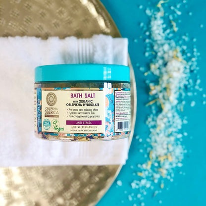Oblepikha Anti - stress Bath Salt Vegan 600g - Natura Siberica - Bath salt - Eco Natural Products