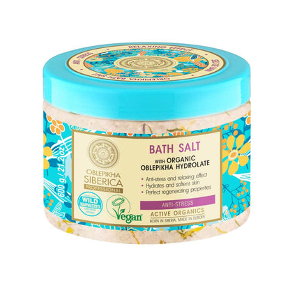 Oblepikha Anti - stress Bath Salt Vegan 600g - Natura Siberica - Bath salt - Eco Natural Products