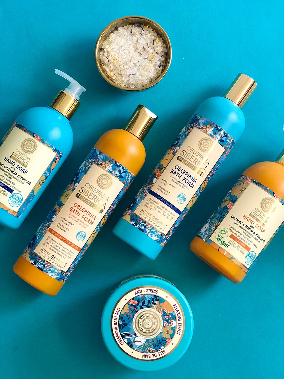 Oblepikha Bath Foam Active Revival 550ml - Natura Siberica - Bath Foam - Eco Natural Products