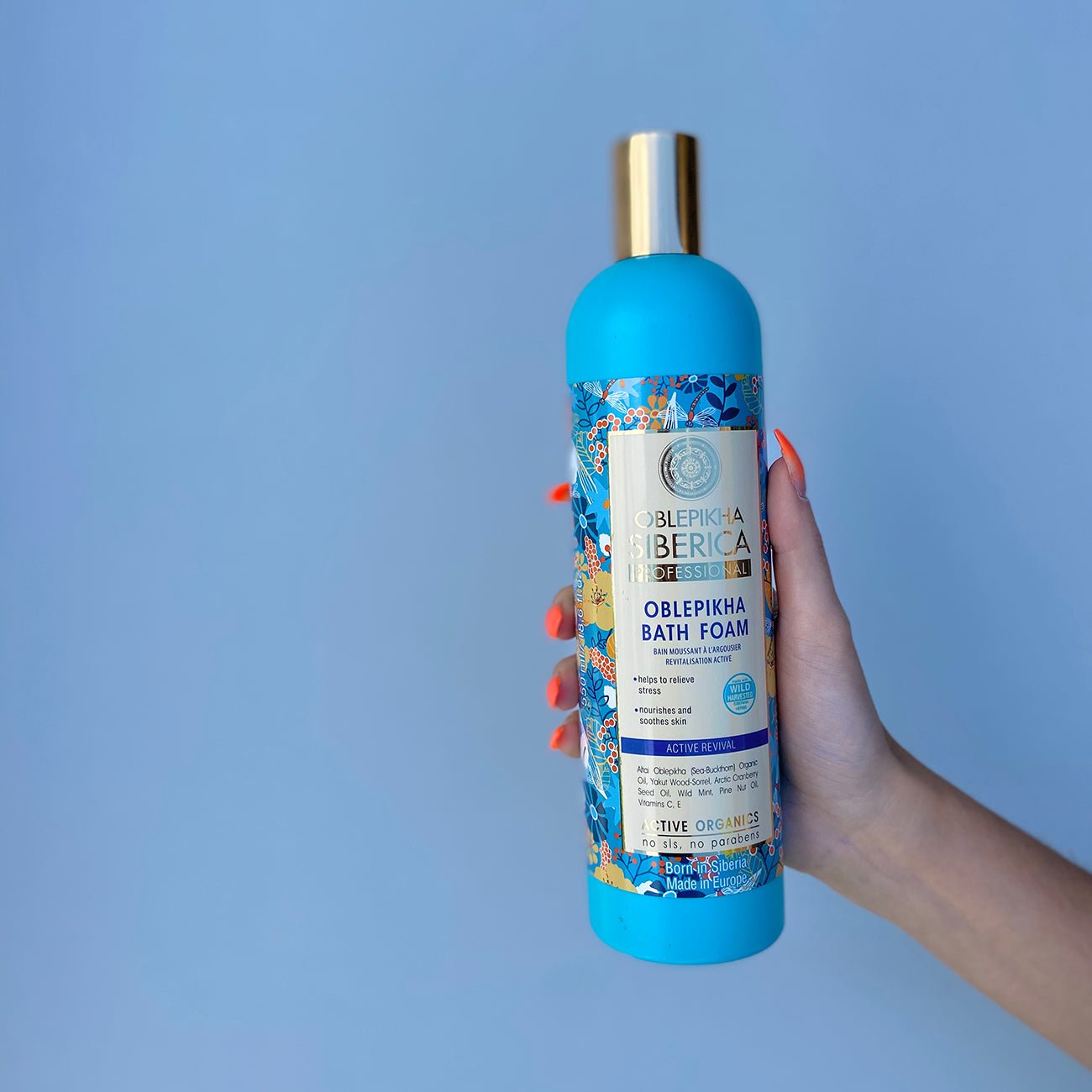 Oblepikha Bath Foam Active Revival 550ml - Natura Siberica - Bath Foam - Eco Natural Products