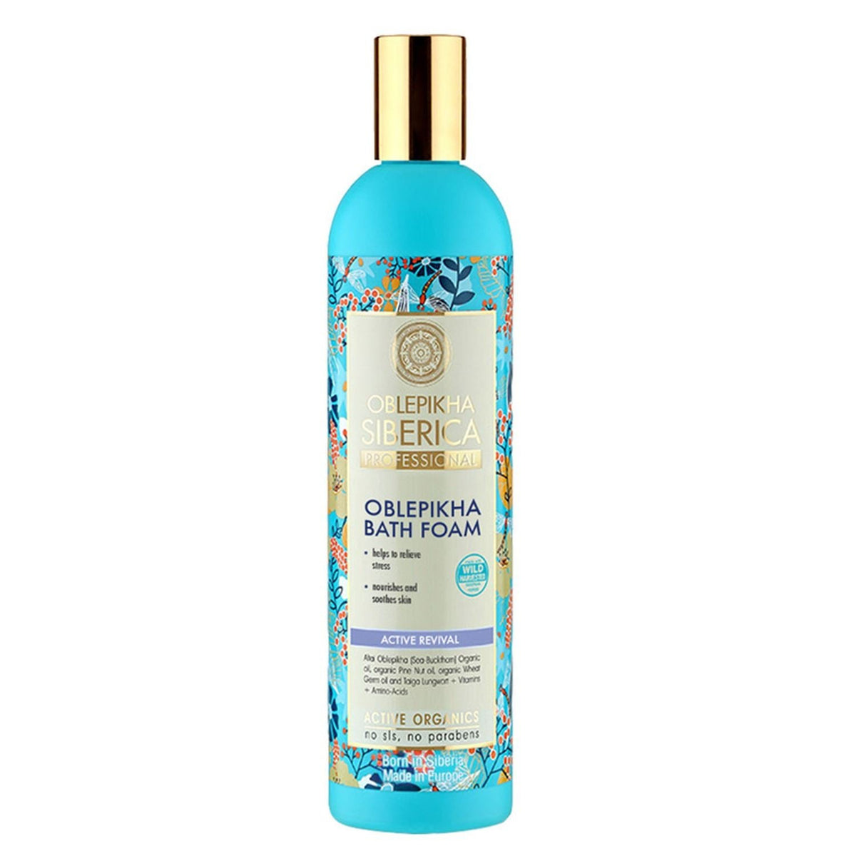 Oblepikha Bath Foam Active Revival 550ml - Natura Siberica - Bath Foam - Natura Siberica