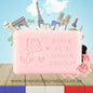 Bonne Fête Maman floral French soap - Floral scented Marseille soap bar ideal for mum