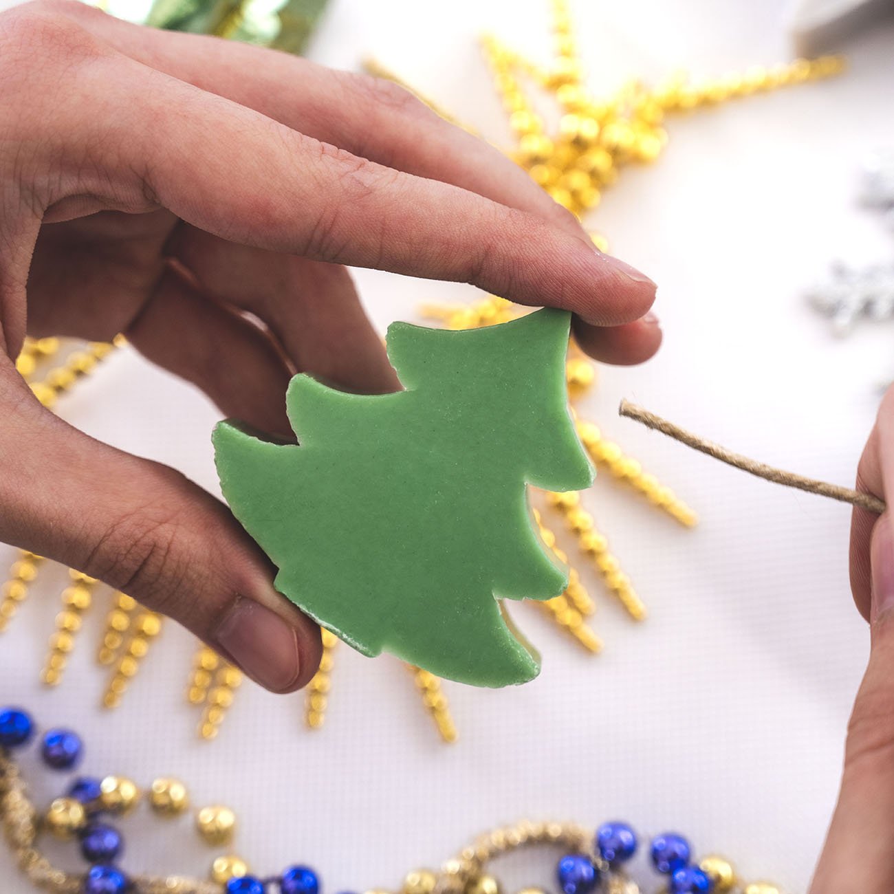 Occasion Soap - Christmas - Christmas Tree Soap - 50g - FouFour - Savon de Marseille - Bar Soap - Eco Natural Products