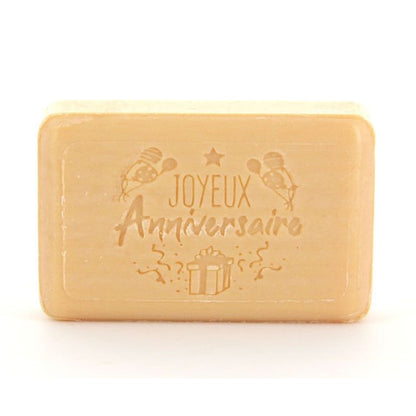 Occasion Soap Joyeux Anniversaire (Happy Birthday) 125g - FouFour - Savon de Marseille - Bar Soap - Eco Natural Products