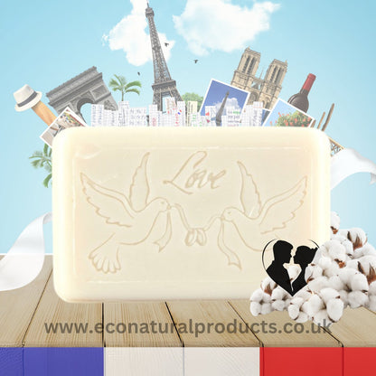 Occasion Soap Mariage (Marriage) Cotton Flowers 125g - FouFour - Savon de Marseille - Bar Soap - Eco Natural Products