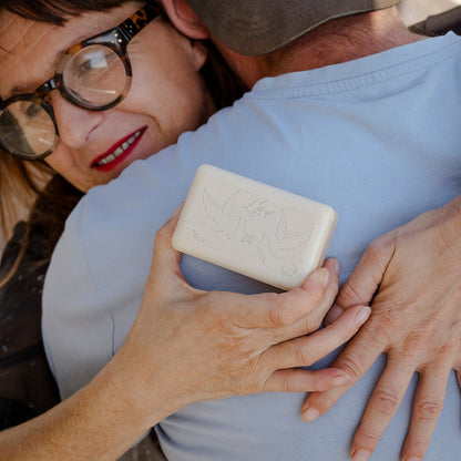 Occasion Soap Mariage (Marriage) Cotton Flowers 125g - FouFour - Savon de Marseille - Bar Soap - Eco Natural Products