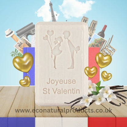 Occasion Soap - Saint Valentine Amoureux (Oriental Vanilla) 125g - FouFour - Savon de Marseille - Bar Soap - Eco Natural Products