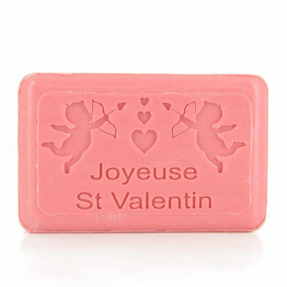Occasion Soap - Saint Valentine Cupid (White Flowers) 125g - FouFour - Savon de Marseille - Bar Soap - Eco Natural Products
