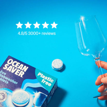 Oceansaver Plastic Free Eco Dishwasher Tablets 30 Pack - Ocean Saver - Dishwasher tablets - Eco Natural Products