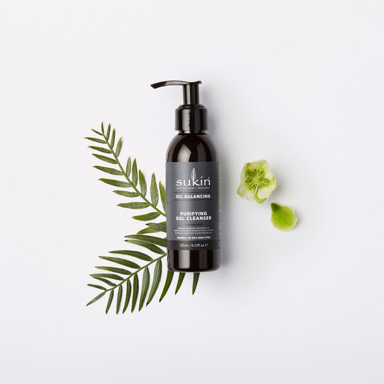 Oil Balancing Charcoal Cleansing Gel 125ml - Sukin - Gel cleanser - Eco Natural Products