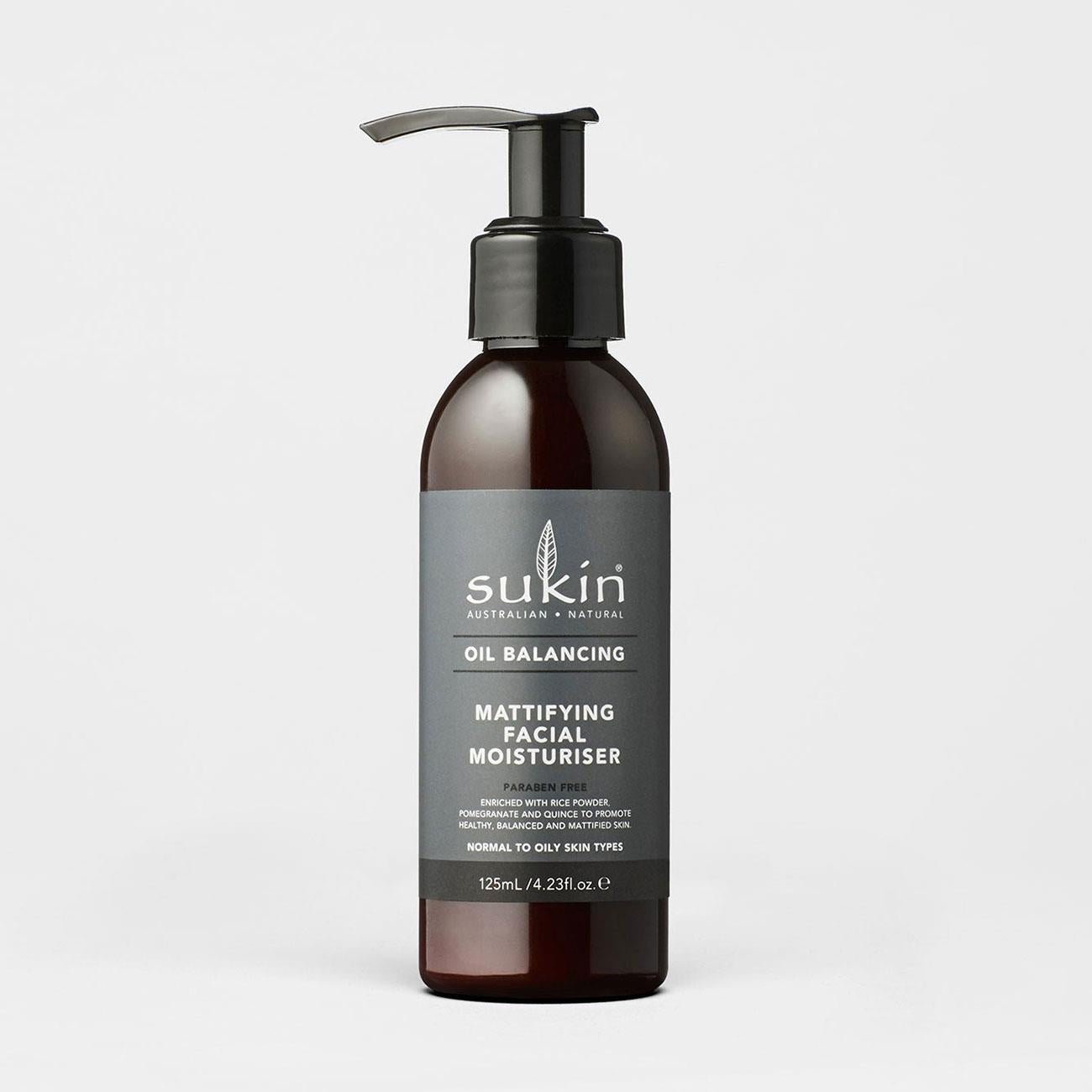 Oil Balancing Charcoal Facial Moisturiser 125ml - Sukin - Facial moisturiser - Sukin