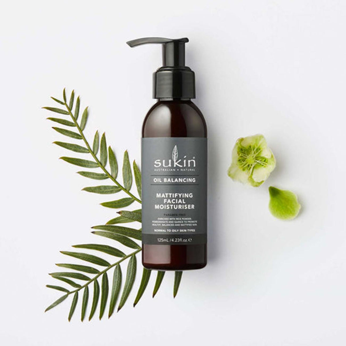 Oil Balancing Charcoal Facial Moisturiser 125ml - Sukin - Facial moisturiser - Sukin