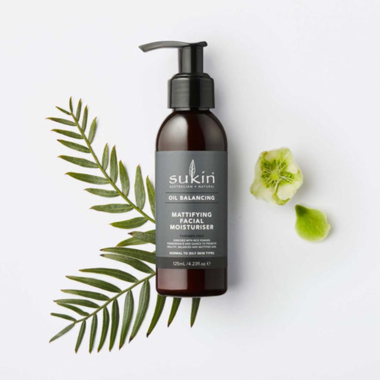 Oil Balancing Charcoal Facial Moisturiser 125ml - Sukin - Facial moisturiser - Sukin