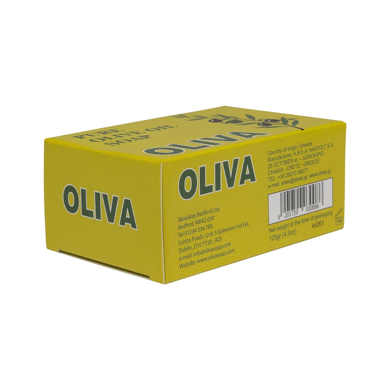 Olive Oil Soap 125g - Oliva - Bar Soap - Eco Natural Products