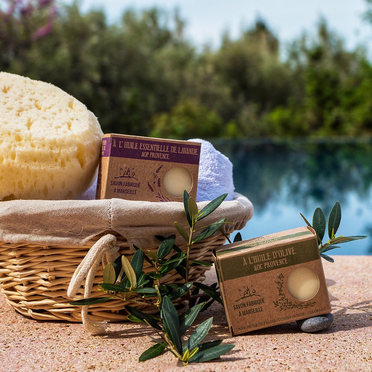 Olive Oil Soap 99% Natural Palm Oil Free 150g - FouFour - Savon de Marseille - Bar Soap - Eco Natural Products