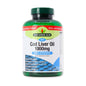 Omega - 3 Cod Liver Oil (High Strength) 1000mg 120 Softgels - Natures Aid - Natures Aid