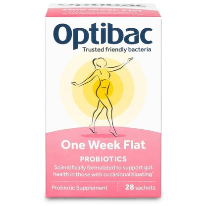 One Week Flat 28 Sachets - OptiBac Probiotics - Vitamins & Supplements - Eco Natural Products