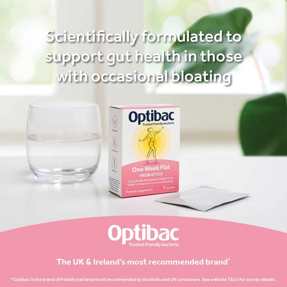 One Week Flat 28 Sachets - Eco Natural Products - OptiBac Probiotics - Vitamins & Supplements