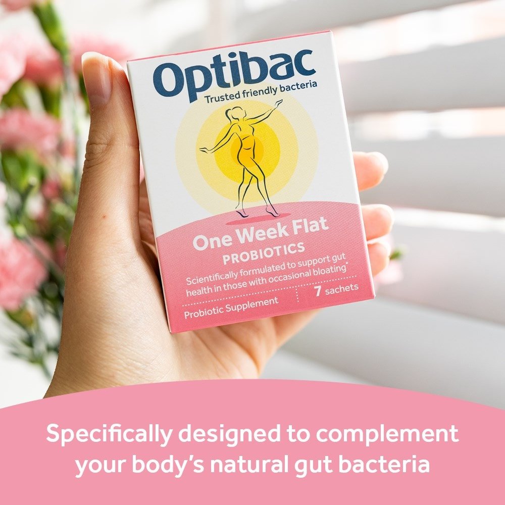 One Week Flat Stomach 7 Sachets - OptiBac Probiotics - Vitamins & Supplements - Eco Natural Products