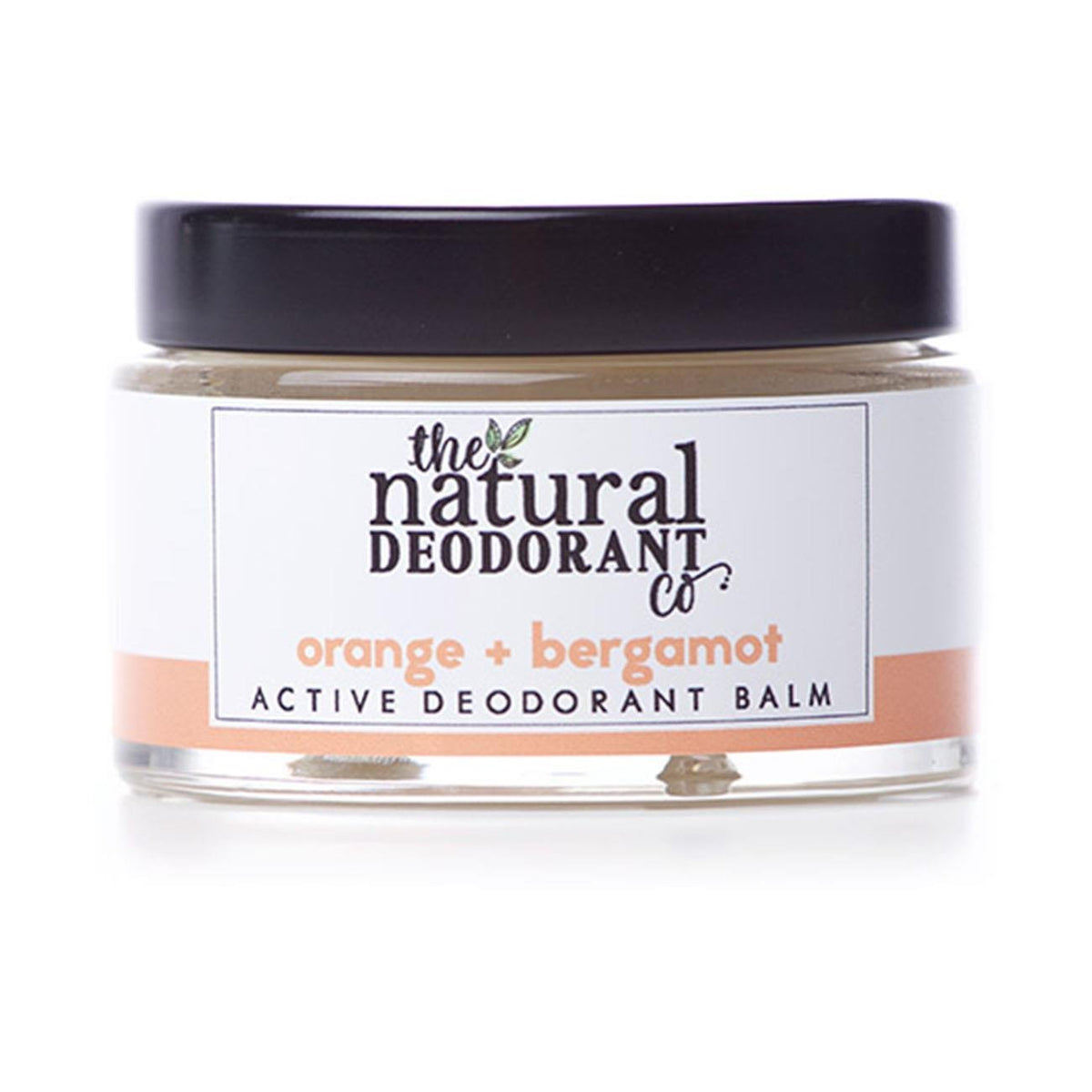 Orange and Bergamot Active Deodorant Balm 55g - The Natural Deodorant Co - Deodorant Balm - Eco Natural Products