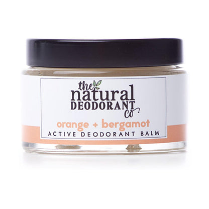 Orange and Bergamot Active Deodorant Balm 55g - The Natural Deodorant Co - Deodorant Balm - Eco Natural Products
