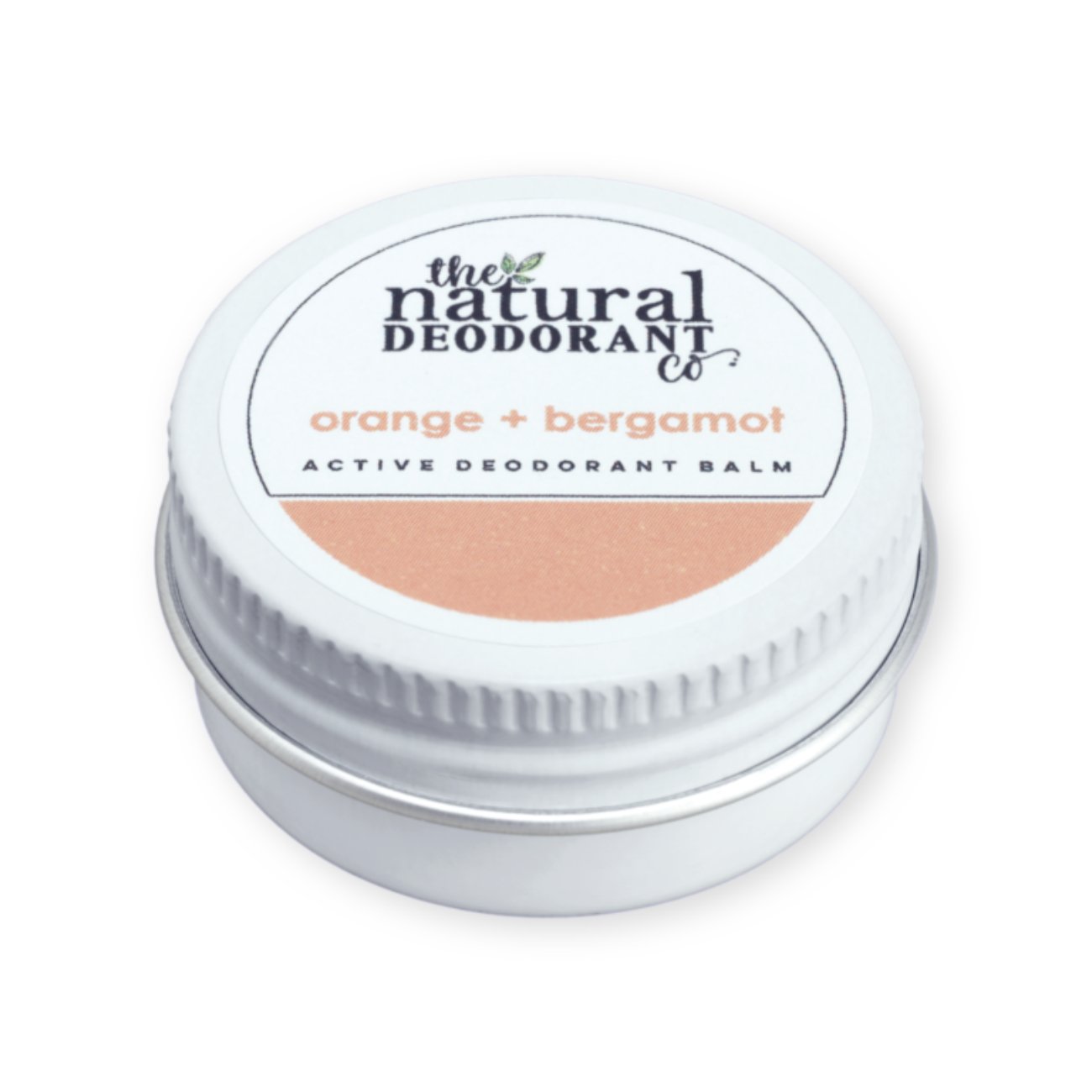 Orange and Bergamot Mini Active Deodorant Balm 10g - The Natural Deodorant Co - Deodorant Balm - Eco Natural Products