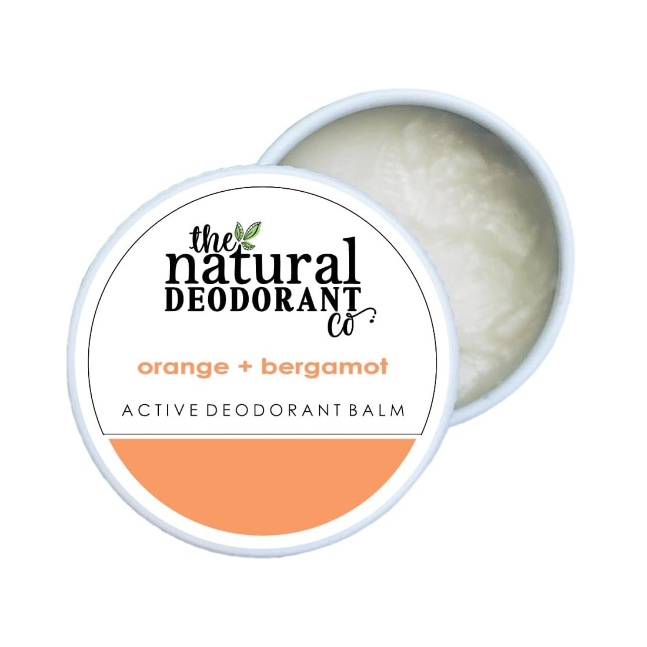 Orange and Bergamot Mini Active Deodorant Balm 10g - The Natural Deodorant Co - Deodorant Balm - Eco Natural Products