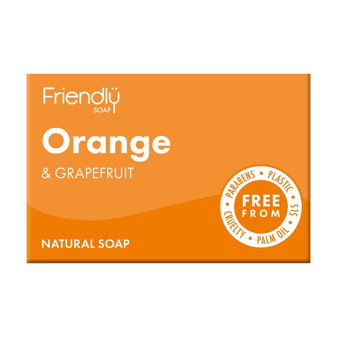 Orange and Grapefruit Essential Oil Soap 95g - Friendly Soap - Bar Soap - Eco Natural Products
