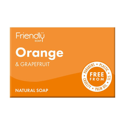Orange and Grapefruit Essential Oil Soap 95g - Friendly Soap - Bar Soap - Eco Natural Products