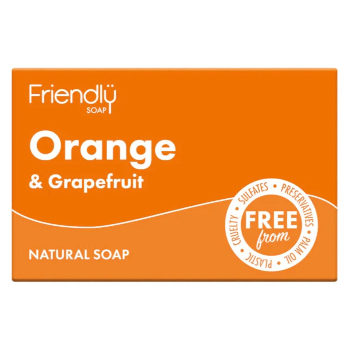 Orange and Grapefruit Essential Oil Soap 95g - Friendly Soap - Bar Soap - Eco Natural Products