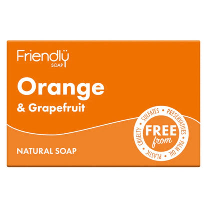 Orange and Grapefruit Essential Oil Soap 95g - Friendly Soap - Bar Soap - Eco Natural Products