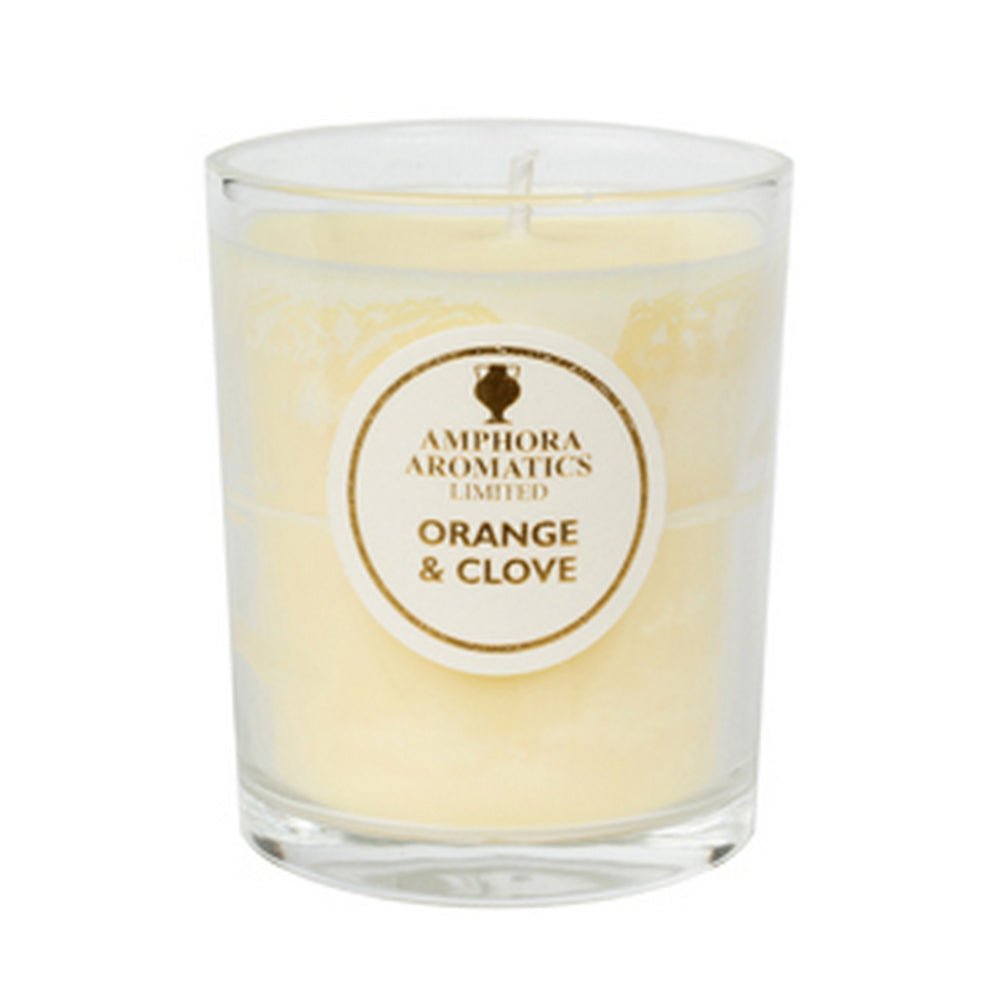 Orange & Clove Mini Pot Candle - Eco Natural Products - Amphora Aromatics - Candle